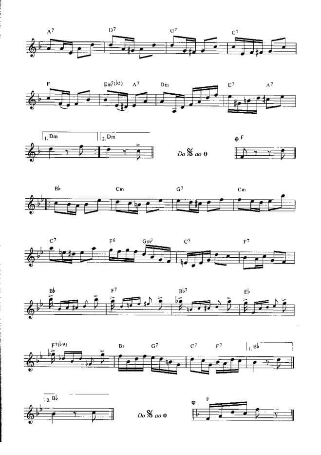 Página 1 da partitura