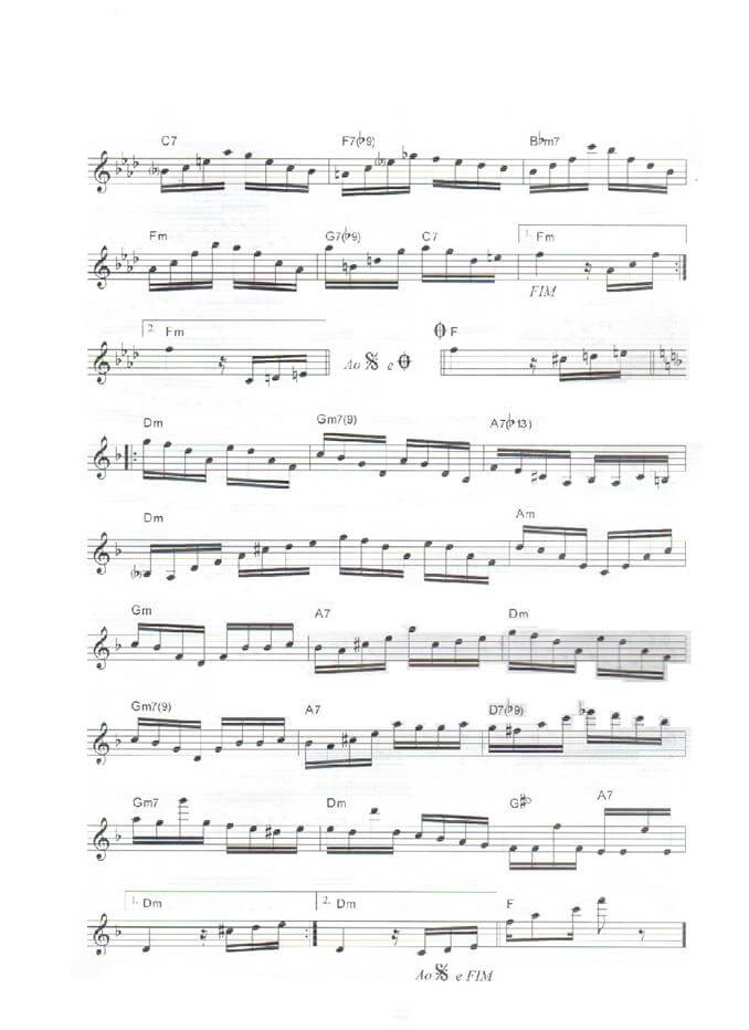 Página 1 da partitura