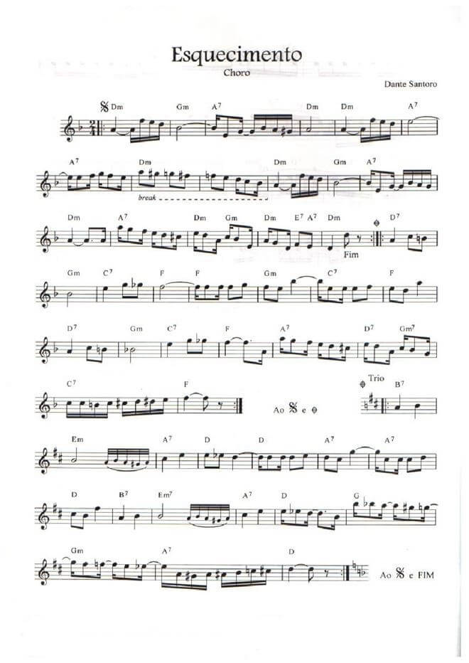 Página 1 da partitura