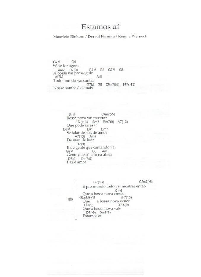 Página 1 da partitura