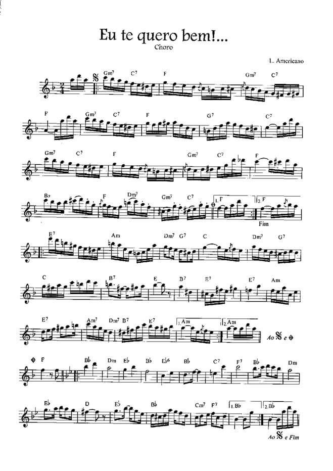 Página 1 da partitura