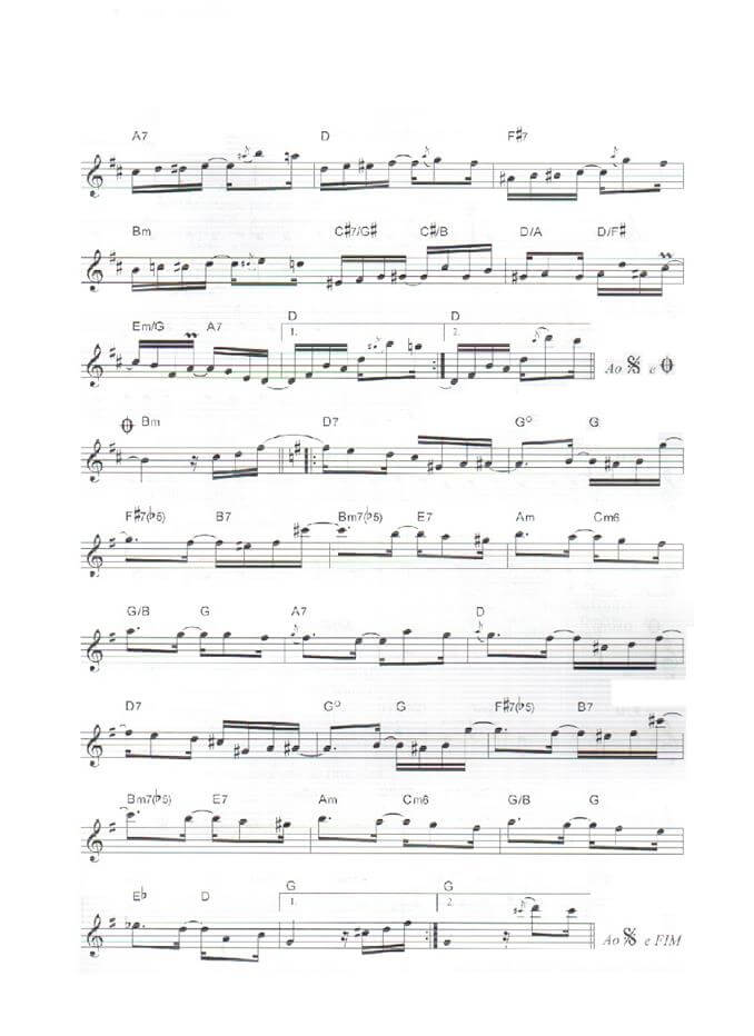 Página 1 da partitura