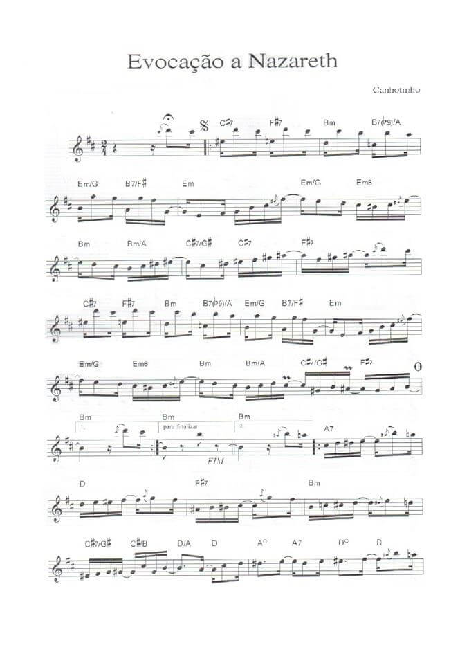 Página 1 da partitura