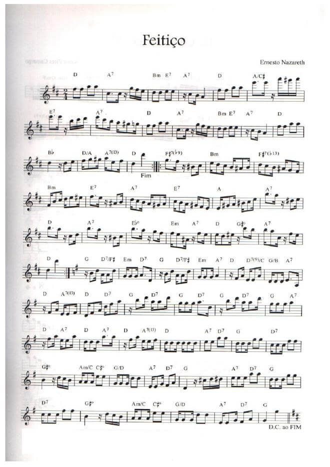 Página 1 da partitura