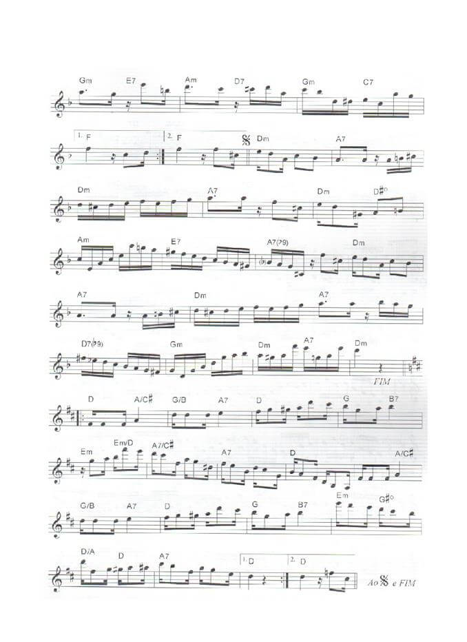 Página 1 da partitura
