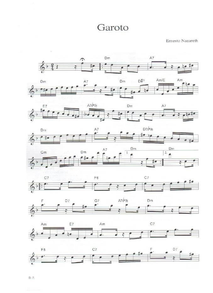 Página 1 da partitura