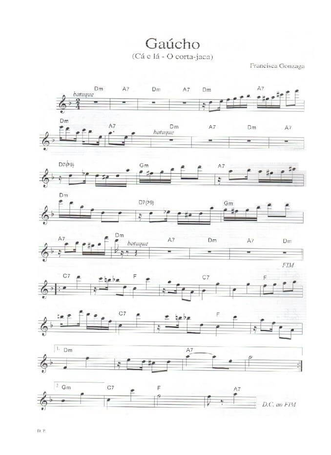Página 1 da partitura