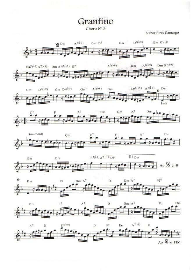 Página 1 da partitura