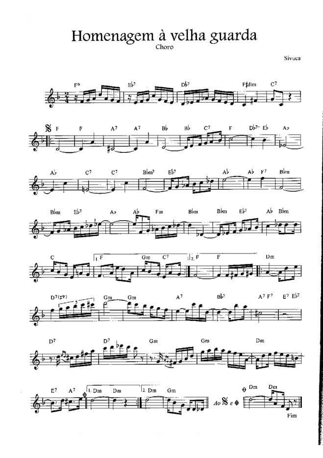 Página 1 da partitura
