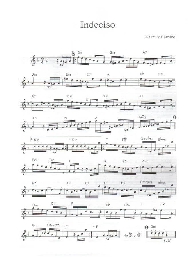 Página 1 da partitura