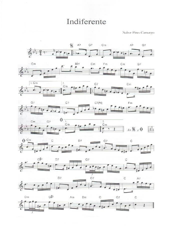 Página 1 da partitura