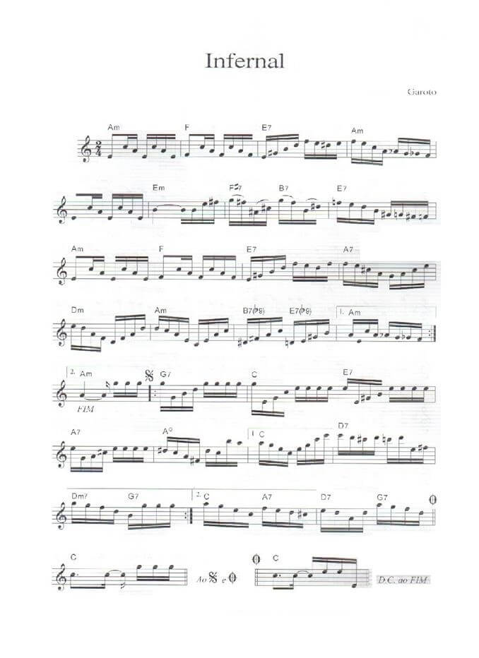 Página 1 da partitura