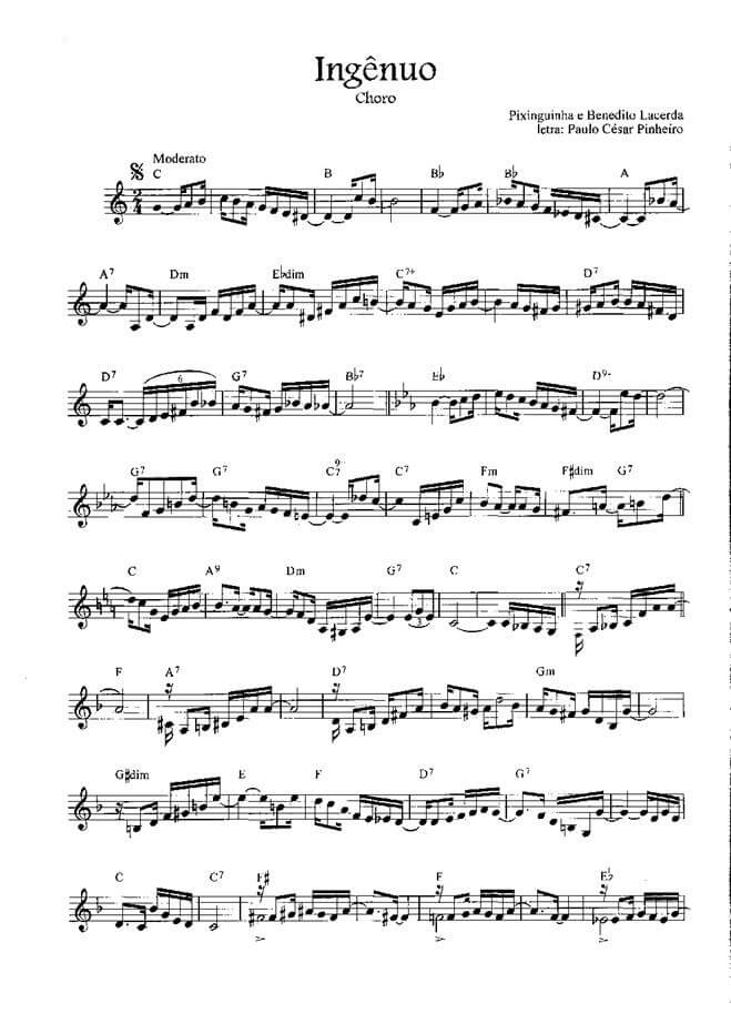 Página 1 da partitura