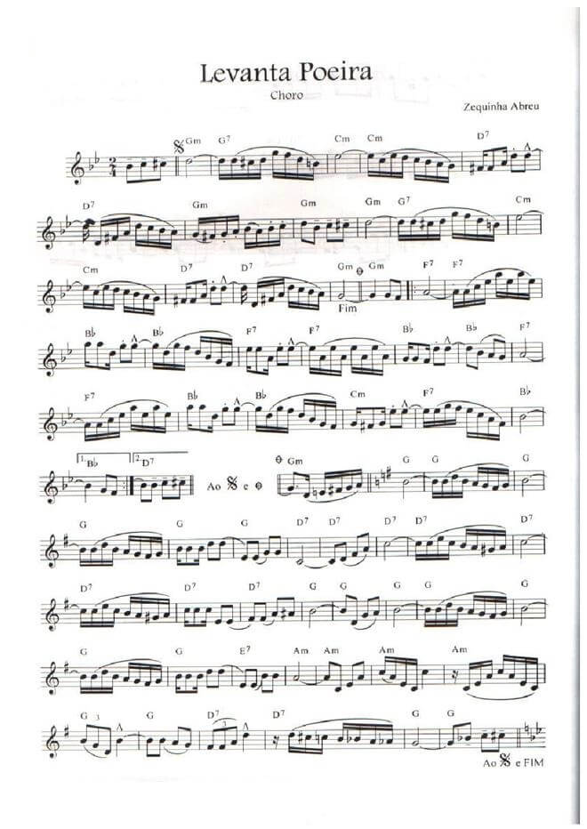 Página 1 da partitura