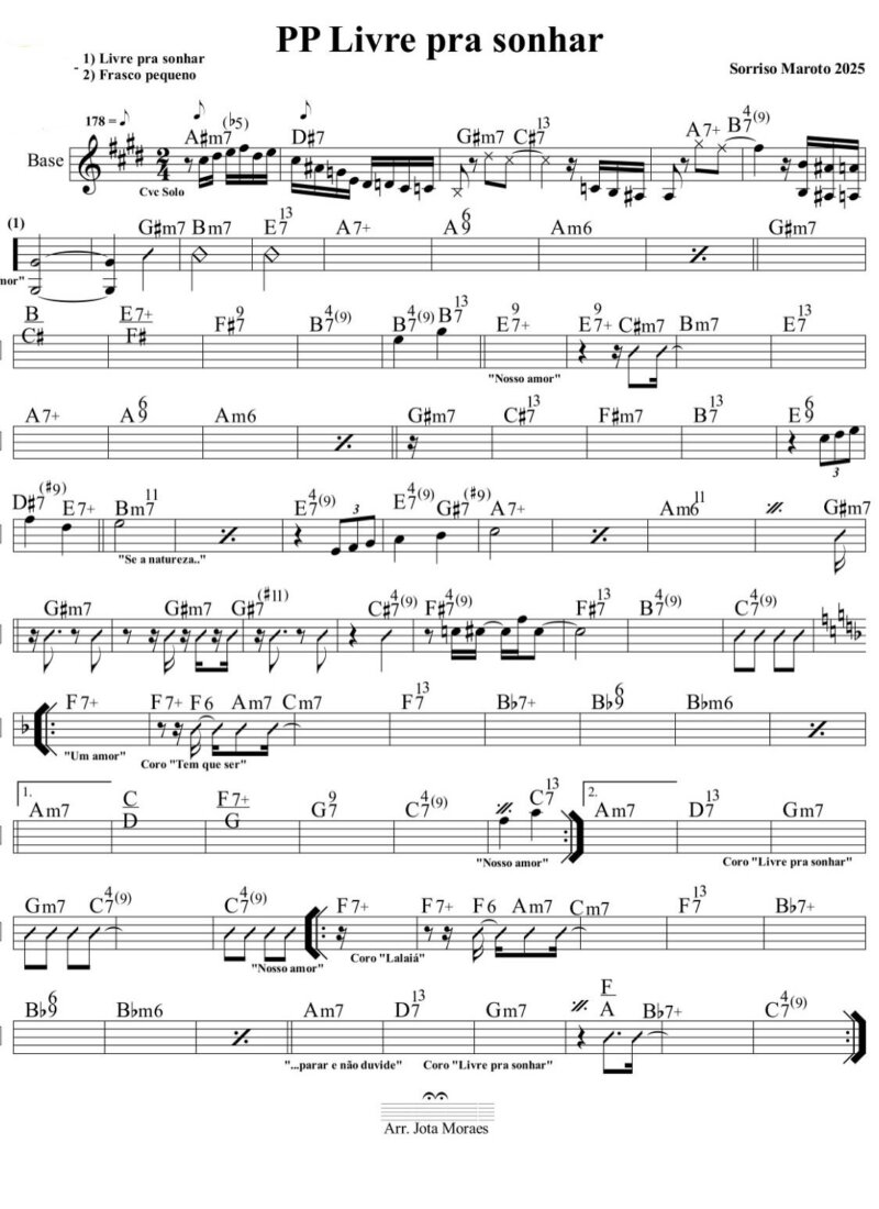 Página 1 da partitura