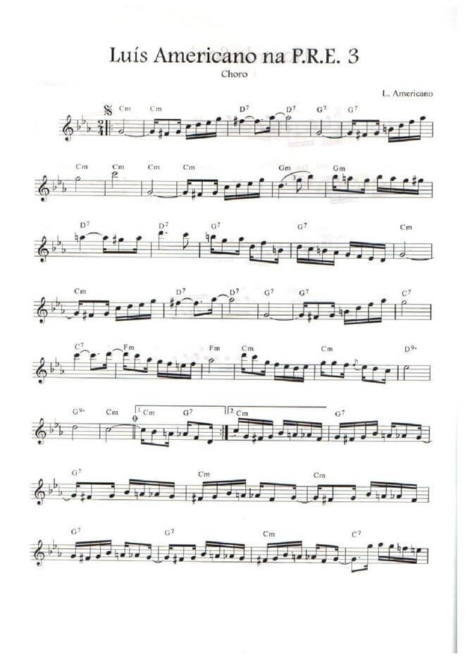 Página 1 da partitura