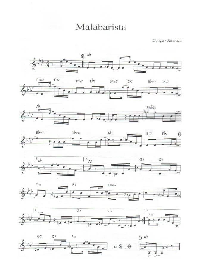 Página 1 da partitura