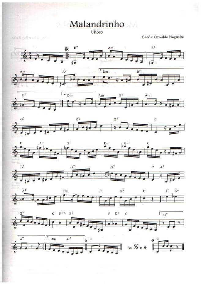 Página 1 da partitura