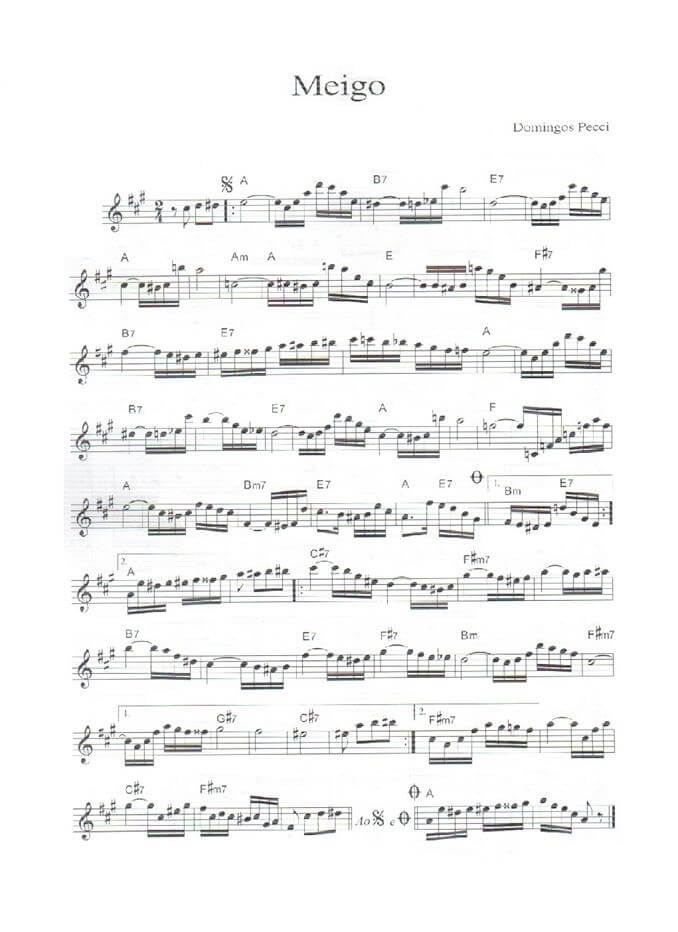 Página 1 da partitura
