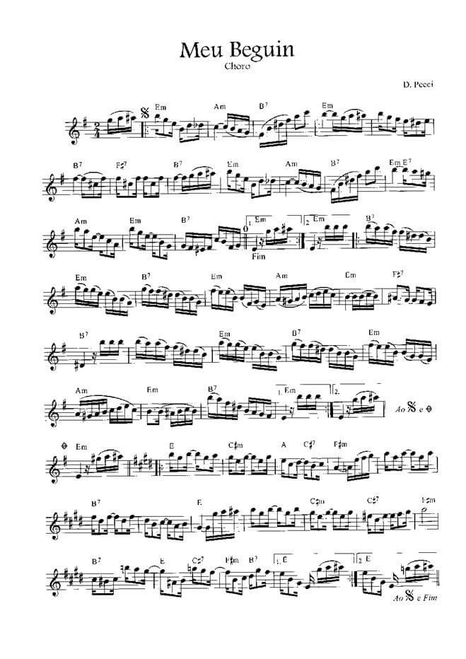 Página 1 da partitura