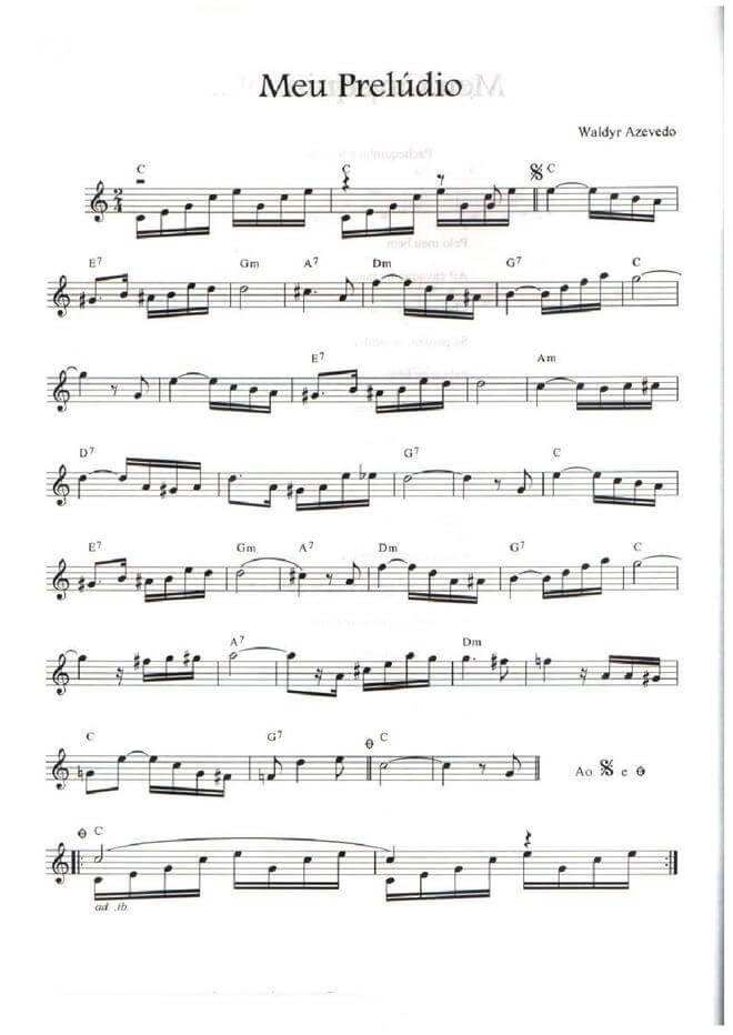 Página 1 da partitura