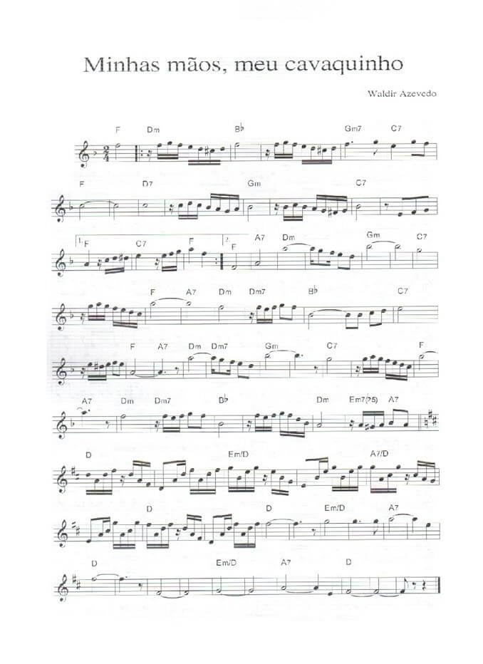 Página 1 da partitura