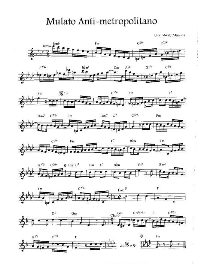 Página 1 da partitura