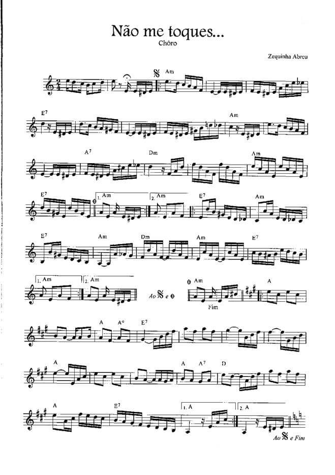 Página 1 da partitura