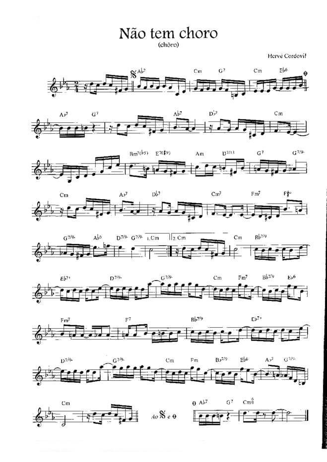 Página 1 da partitura