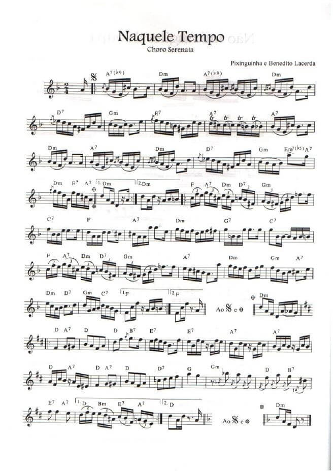 Página 1 da partitura