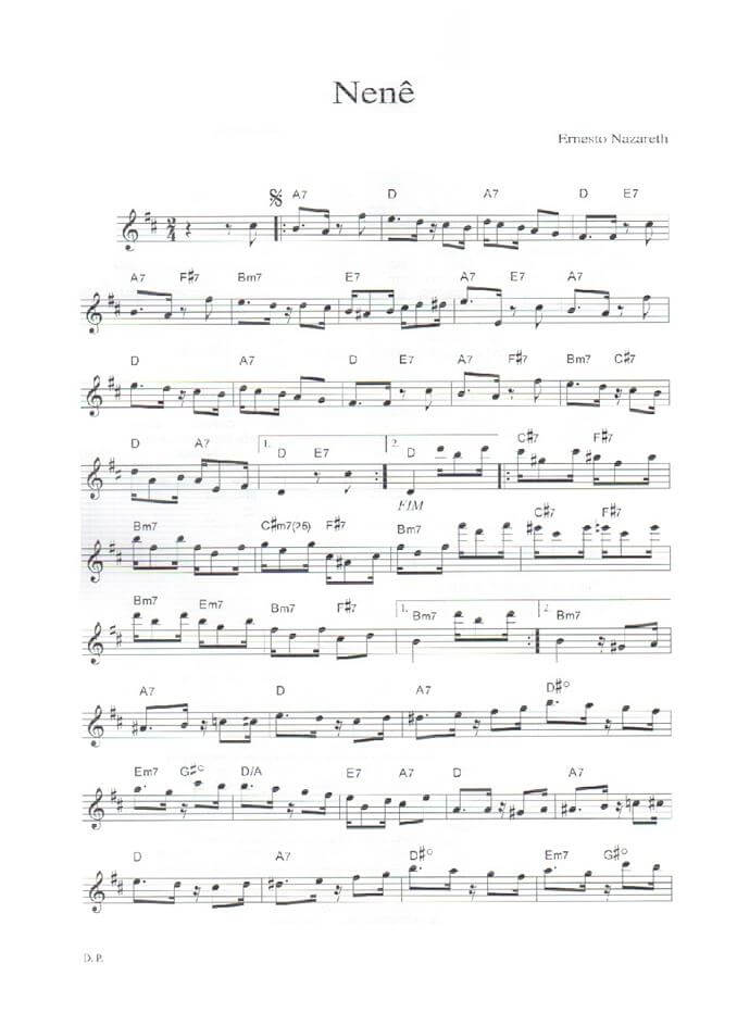 Página 1 da partitura