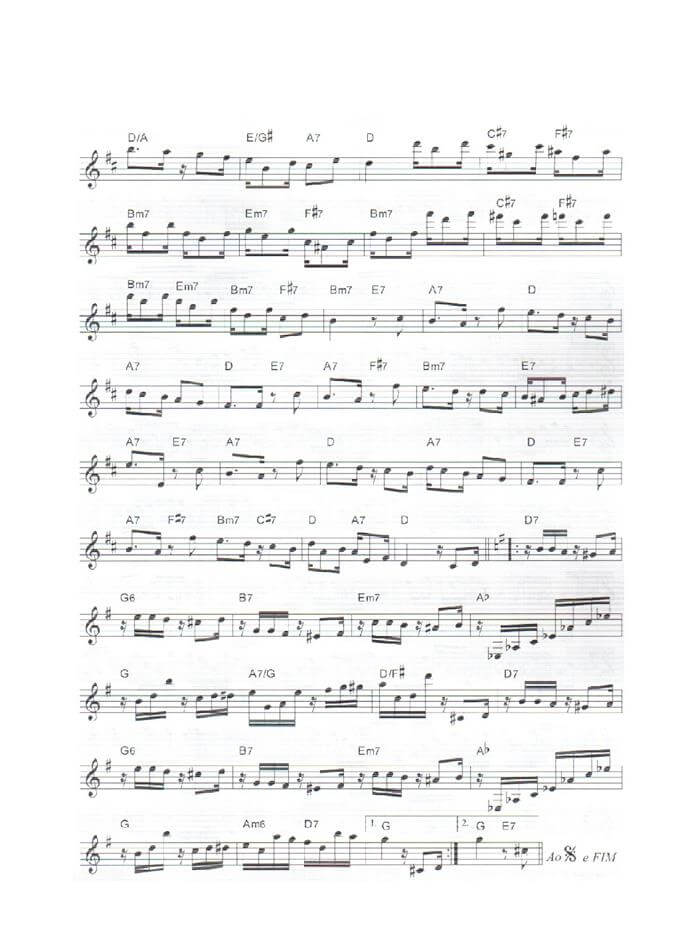 Página 1 da partitura