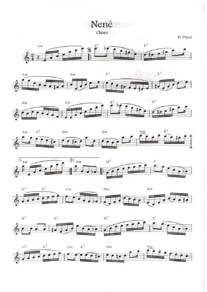 Página 1 da partitura