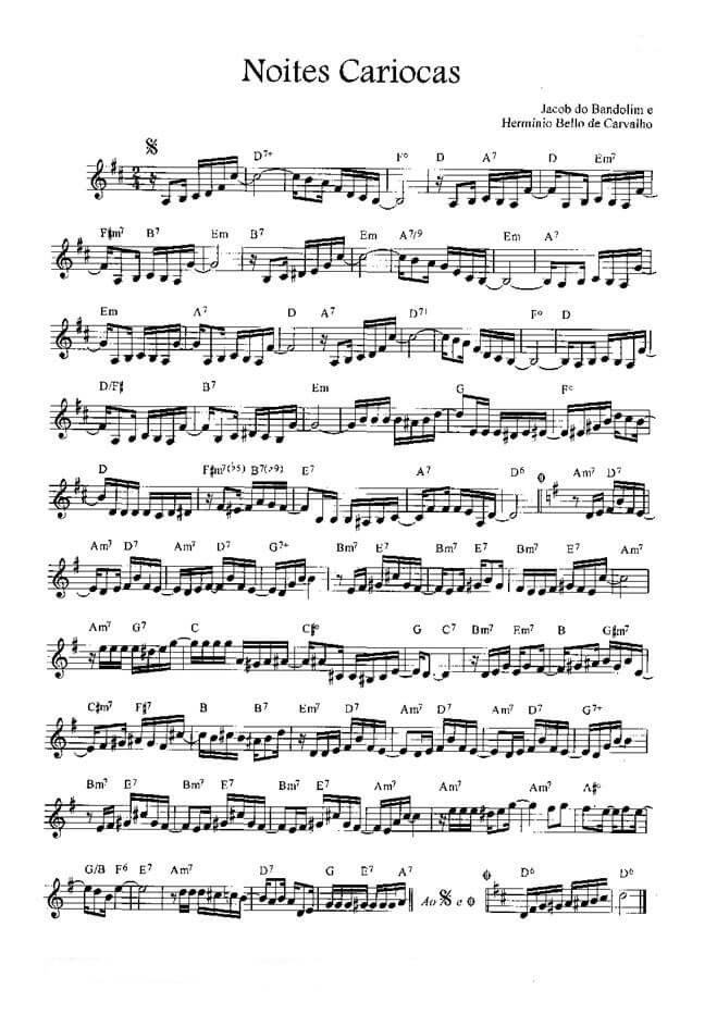 Página 1 da partitura