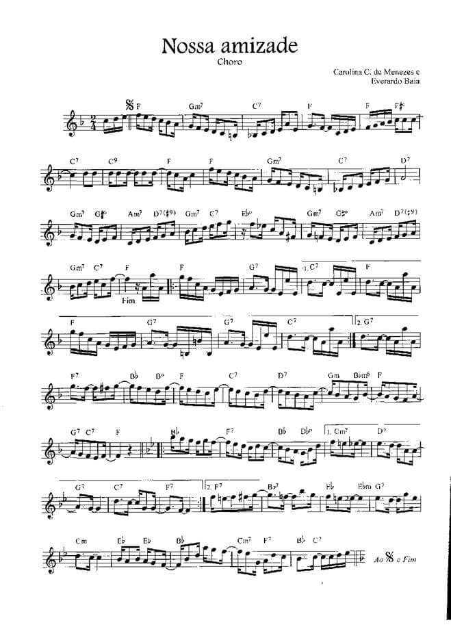 Página 1 da partitura