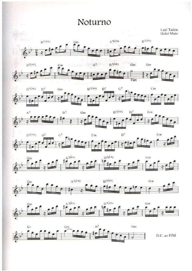 Página 1 da partitura