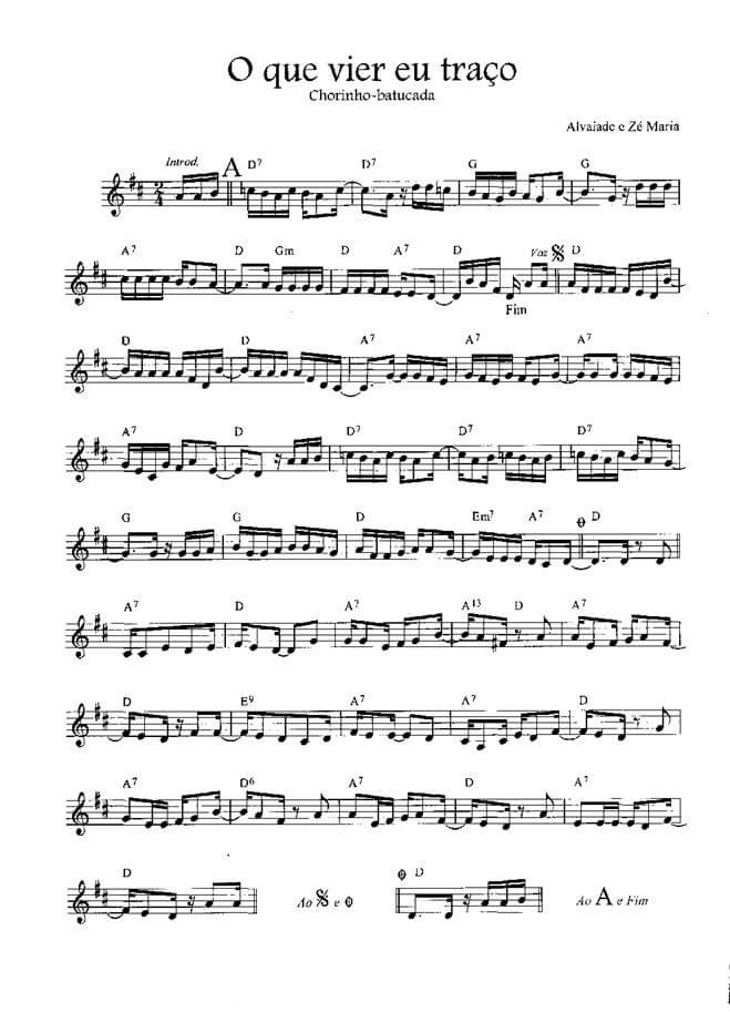 Página 1 da partitura