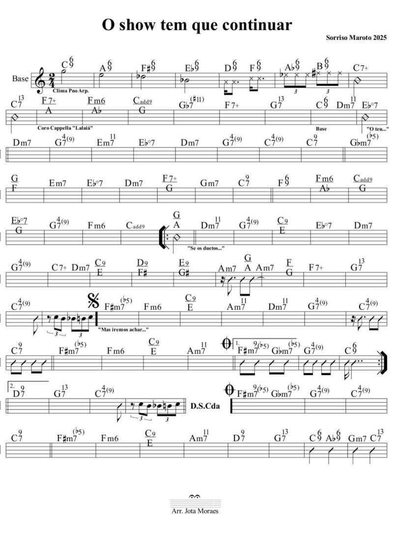 Página 1 da partitura