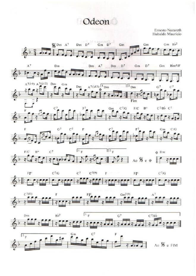 Página 1 da partitura