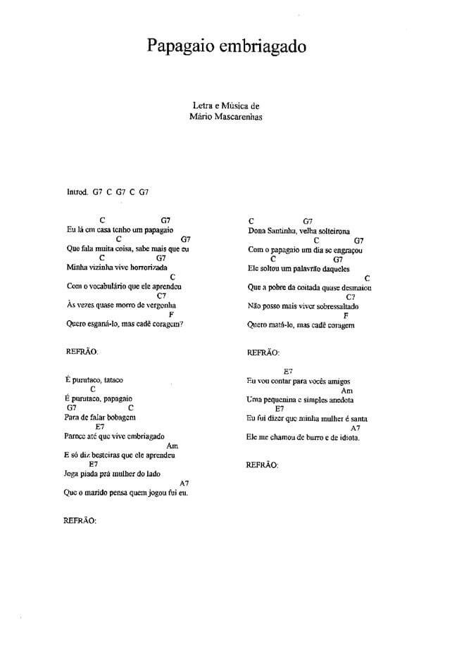 Página 1 da partitura