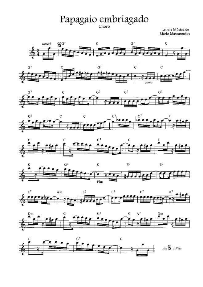 Página 1 da partitura