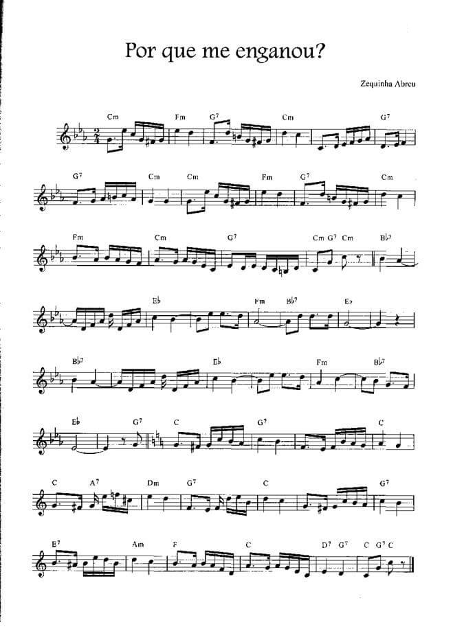 Página 1 da partitura