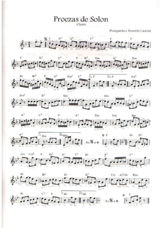 Página 1 da partitura