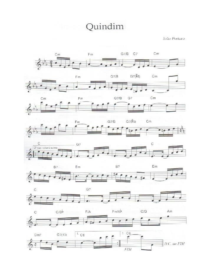 Página 1 da partitura