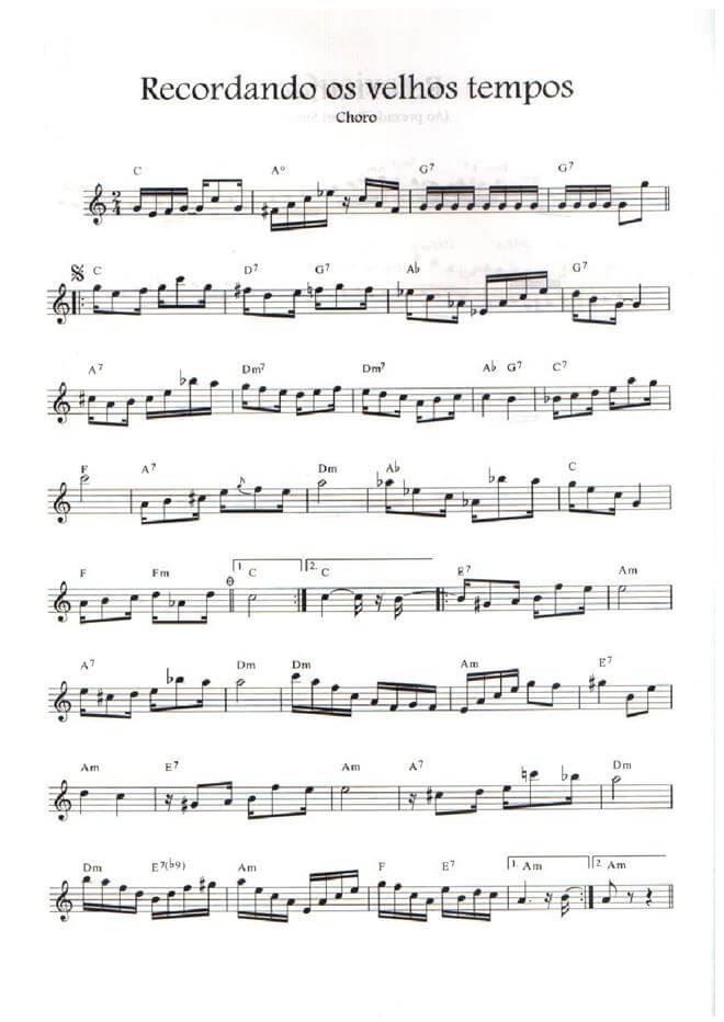 Página 1 da partitura