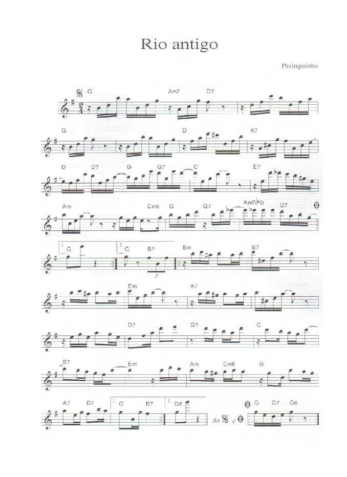 Página 1 da partitura