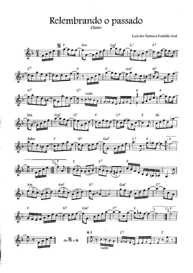 Página 1 da partitura