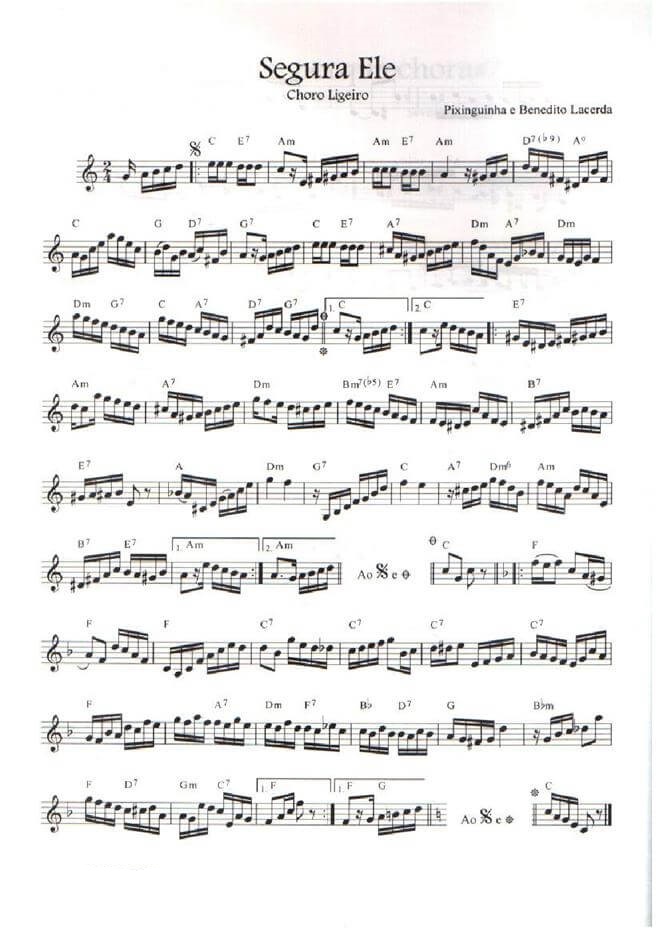 Página 1 da partitura