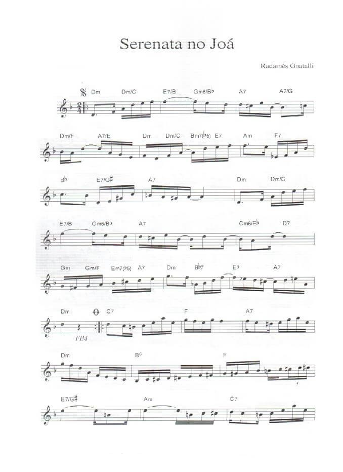 Página 1 da partitura