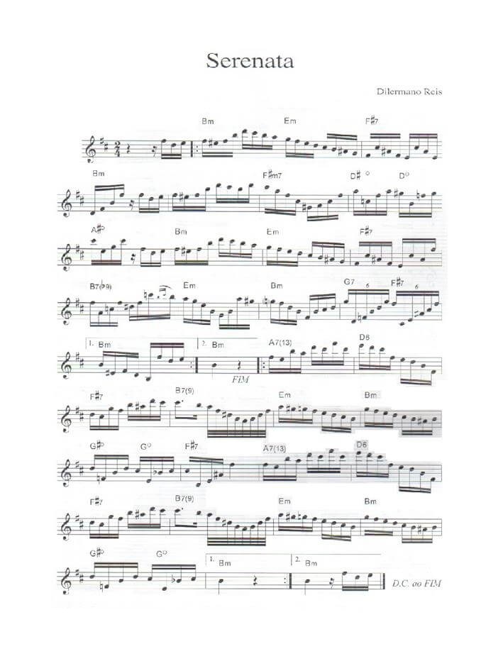 Página 1 da partitura